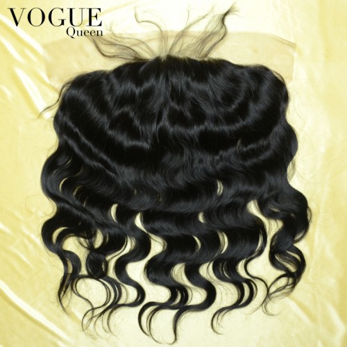 8A Grade 13x6 Full Lace Frontal Body Wave Human Hair,Bleached Knots,Natural Color